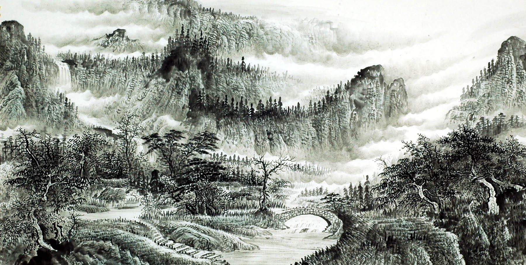Chinese Landscape Painting - CNAG010120