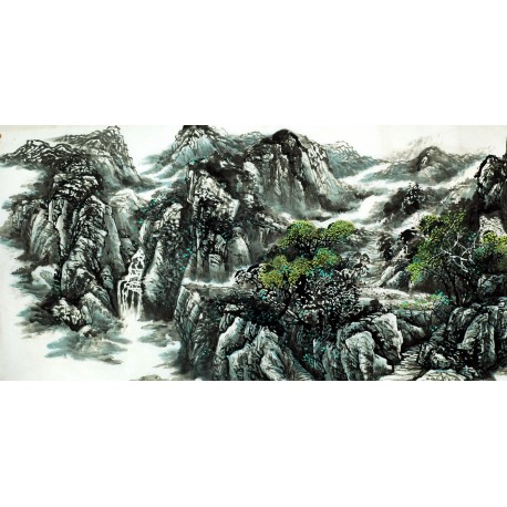 Chinese Landscape Painting - CNAG010121