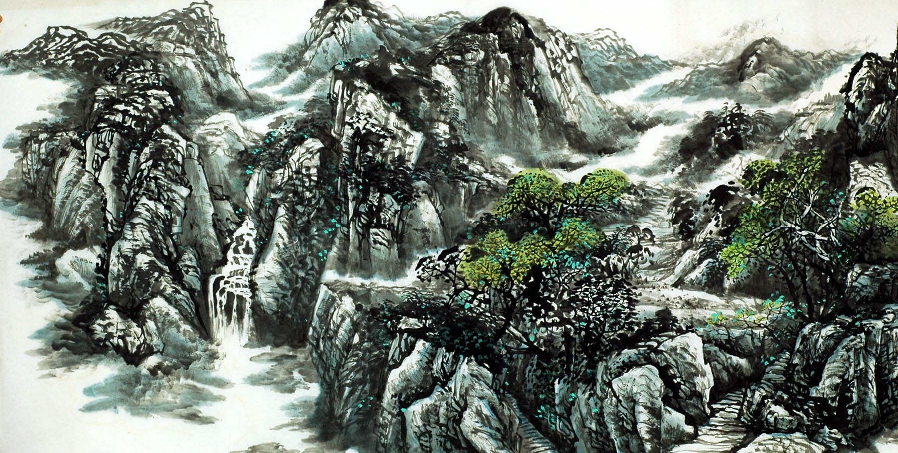 Chinese Landscape Painting - CNAG010121