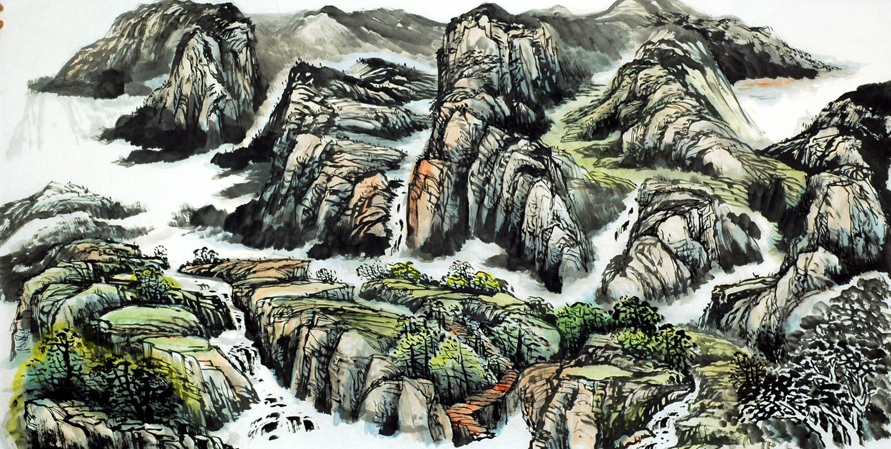 Chinese Landscape Painting - CNAG010122