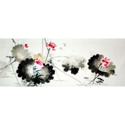Chinese Lotus Painting - CNAG010124