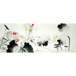 Chinese Lotus Painting - CNAG010125