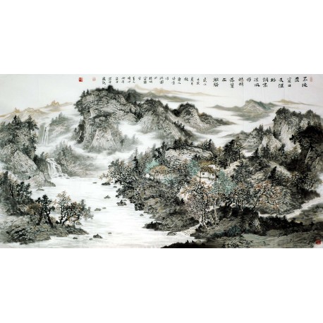 Chinese Landscape Painting - CNAG010128