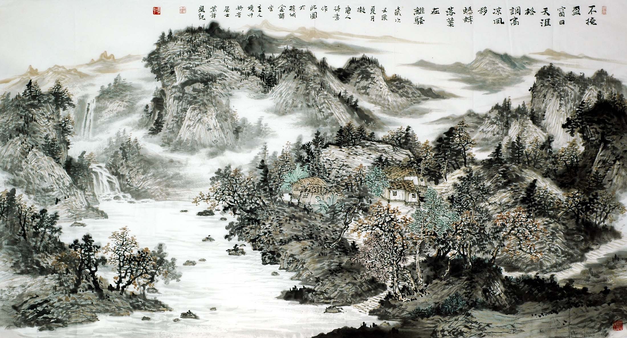 Chinese Landscape Painting - CNAG010128