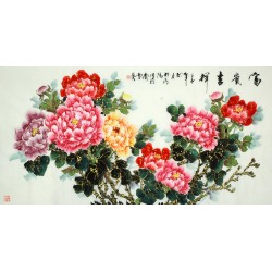 Chinese Peony Painting - CNAG010131