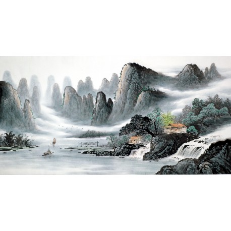 Chinese Landscape Painting - CNAG010142
