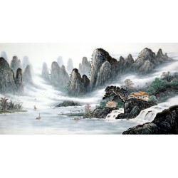 Chinese Landscape Painting - CNAG010143