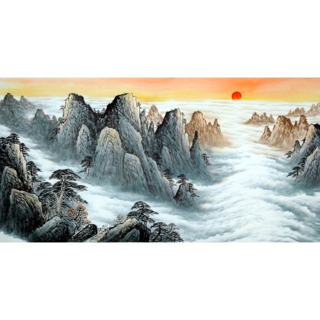 Chinese Landscape Painting - CNAG010144