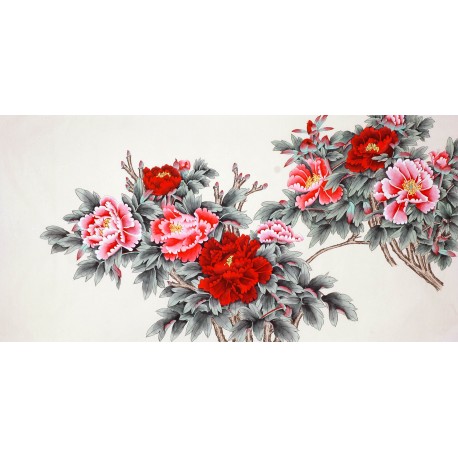 Chinese Peony Painting - CNAG010158