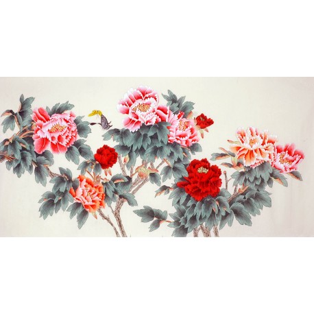 Chinese Peony Painting - CNAG010160