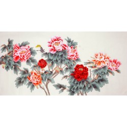 Chinese Peony Painting - CNAG010162