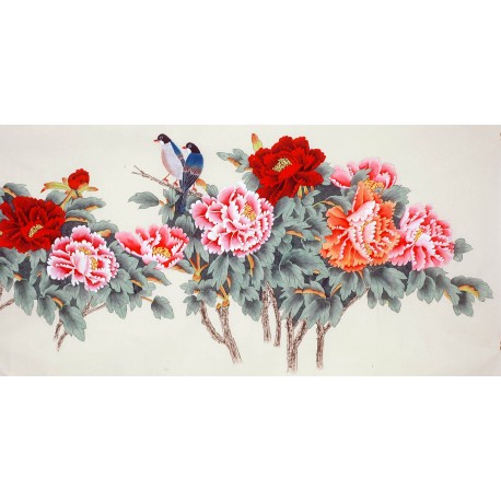 Chinese Peony Painting - CNAG010163