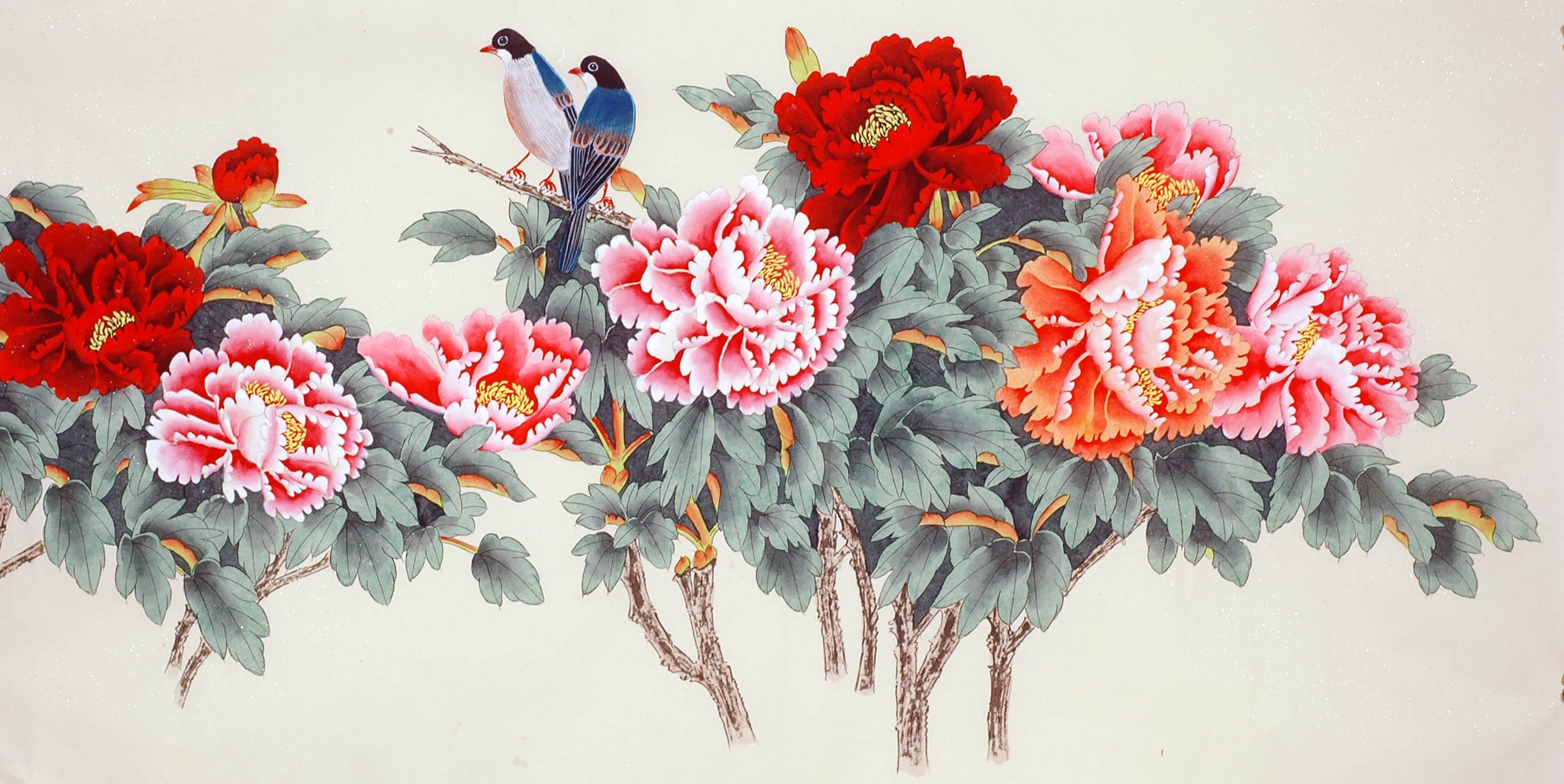 Chinese Peony Painting - CNAG010163
