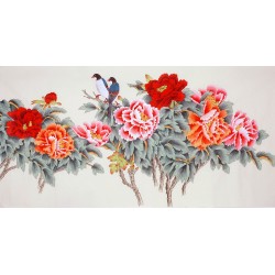 Chinese Peony Painting - CNAG010165