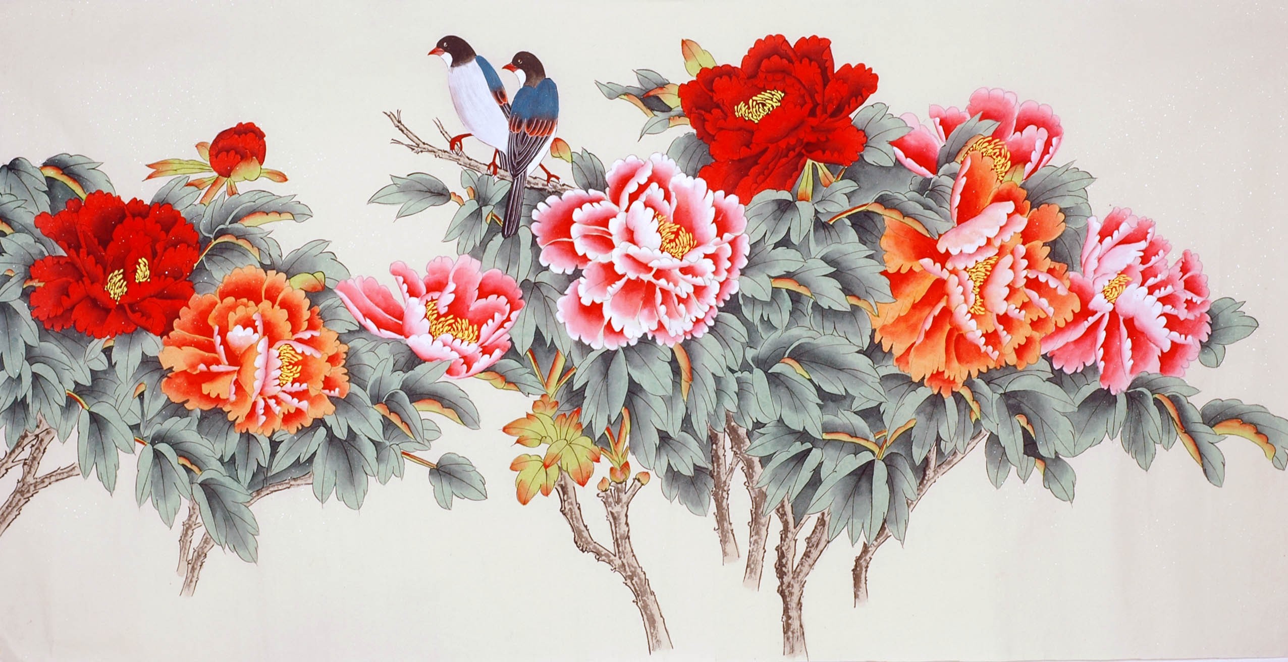 Chinese Peony Painting - CNAG010165