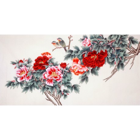 Chinese Peony Painting - CNAG010166