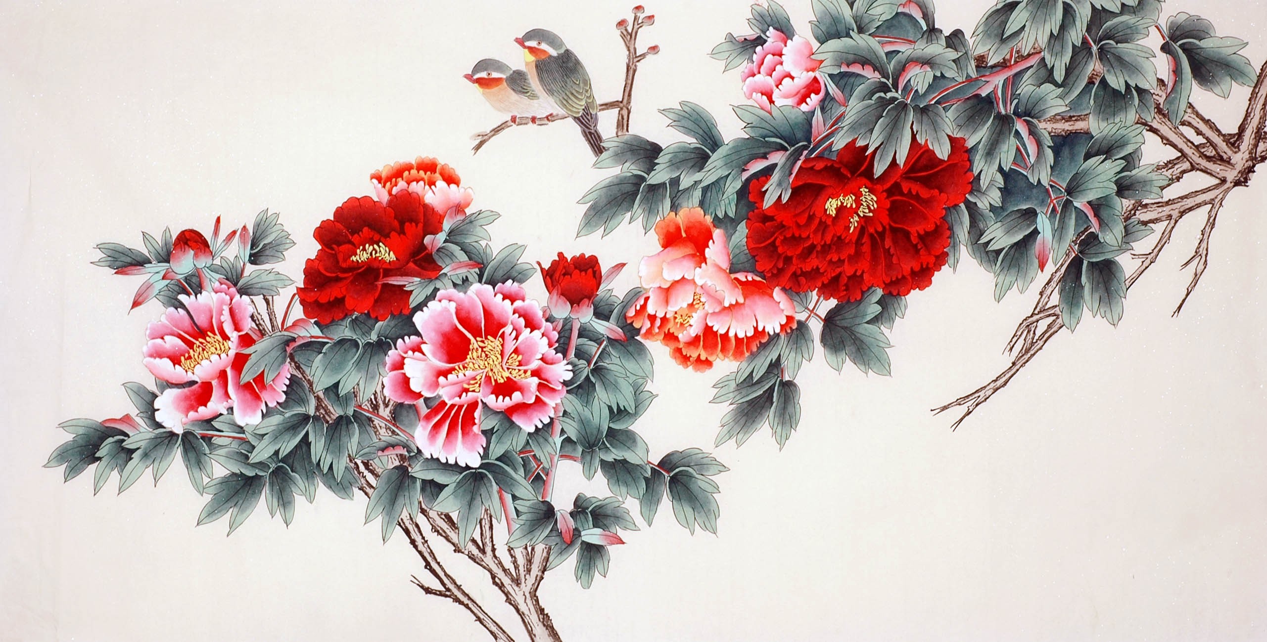 Chinese Peony Painting - CNAG010166