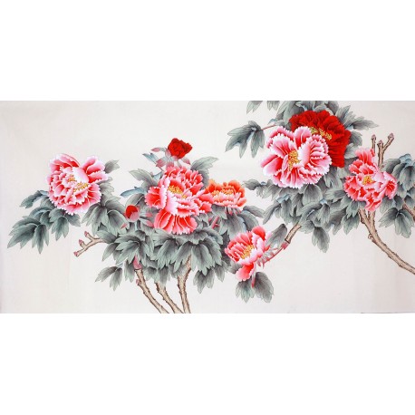 Chinese Peony Painting - CNAG010168