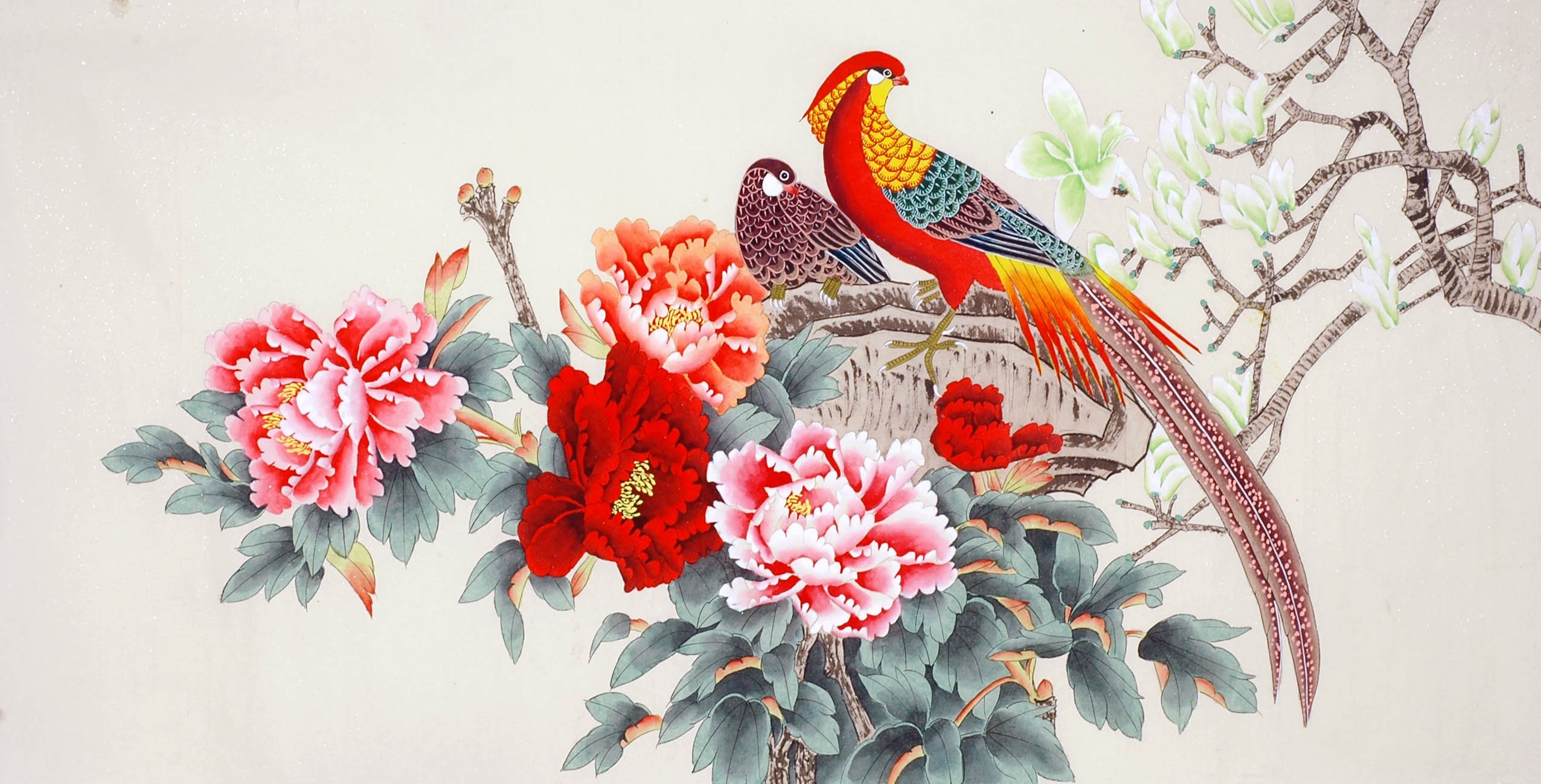 Chinese Peony Painting - CNAG010169