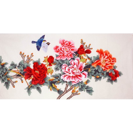 Chinese Peony Painting - CNAG010172