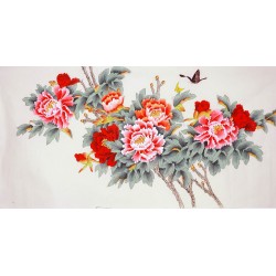 Chinese Peony Painting - CNAG010174