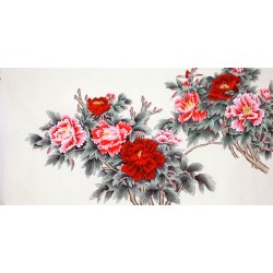 Chinese Peony Painting - CNAG010175