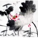 Chinese Lotus Painting - CNAG010178