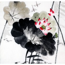 Chinese Lotus Painting - CNAG010190