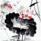 Chinese Lotus Painting - CNAG010204