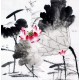 Chinese Lotus Painting - CNAG010212