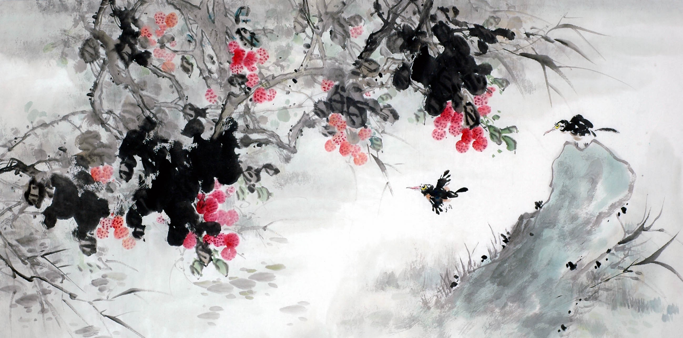 Chinese Flowers&Trees Painting - CNAG010218