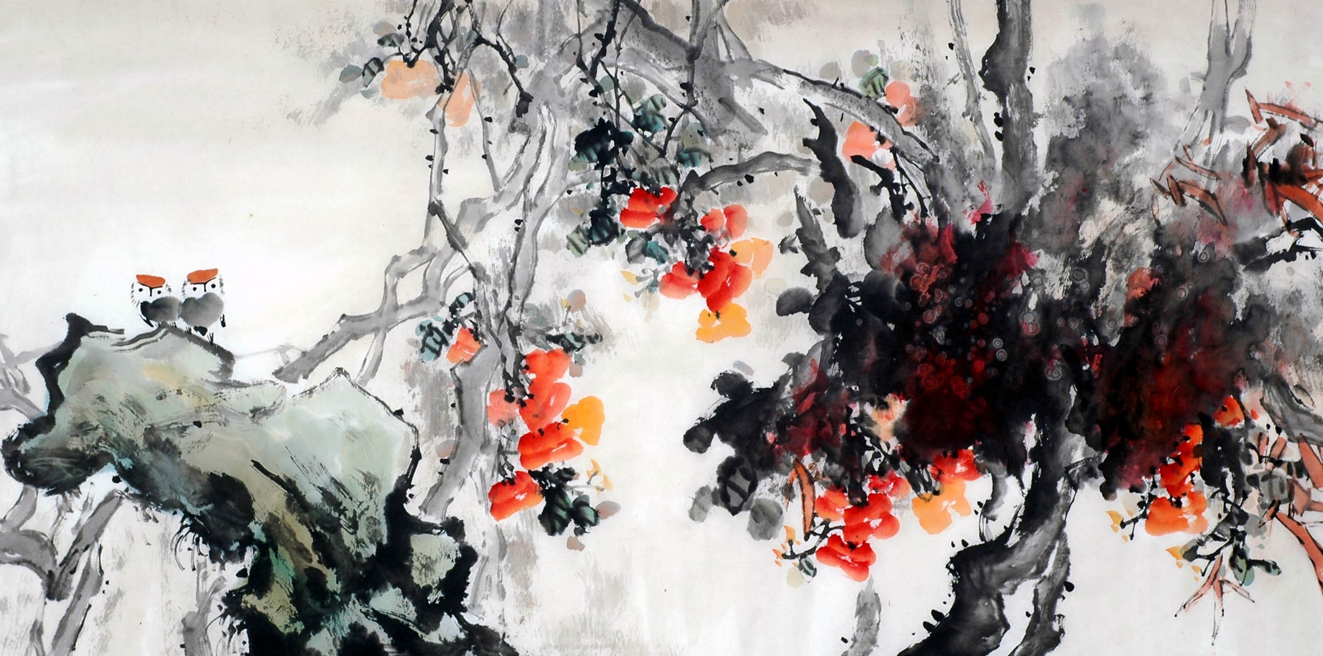 Chinese Flowers&Trees Painting - CNAG010219