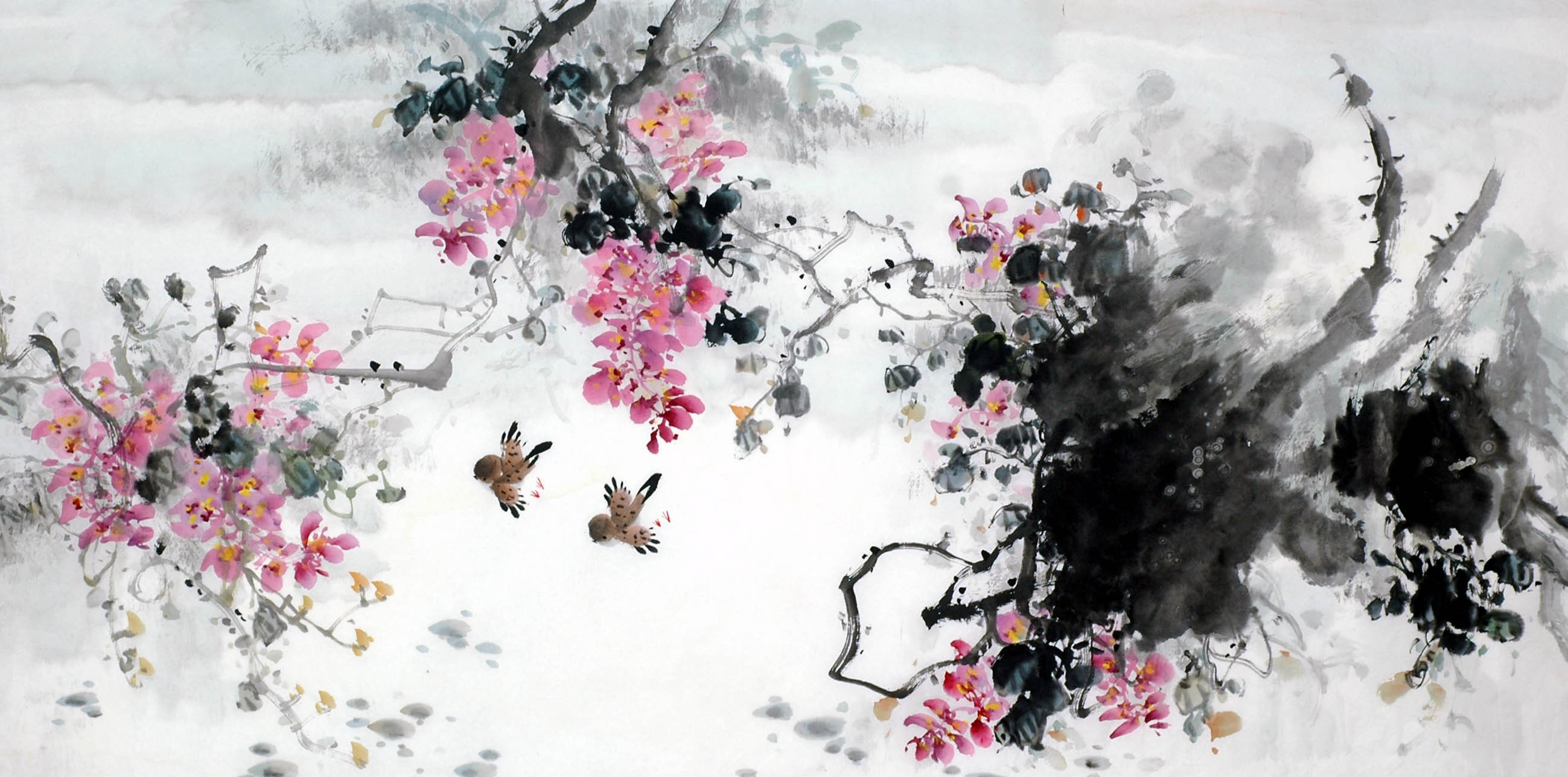Chinese Flowers&Trees Painting - CNAG010220