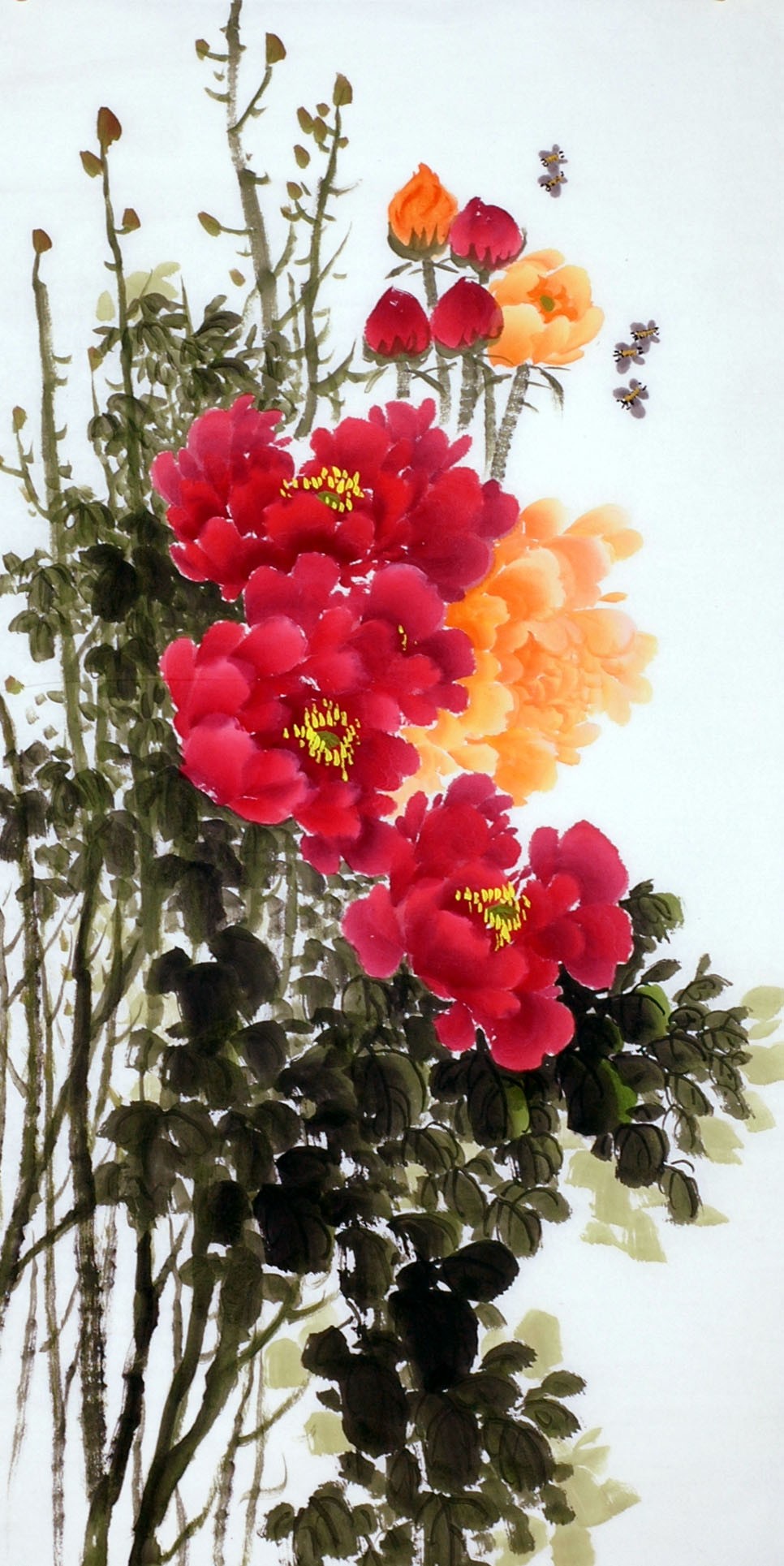 Chinese Peony Painting - CNAG010225