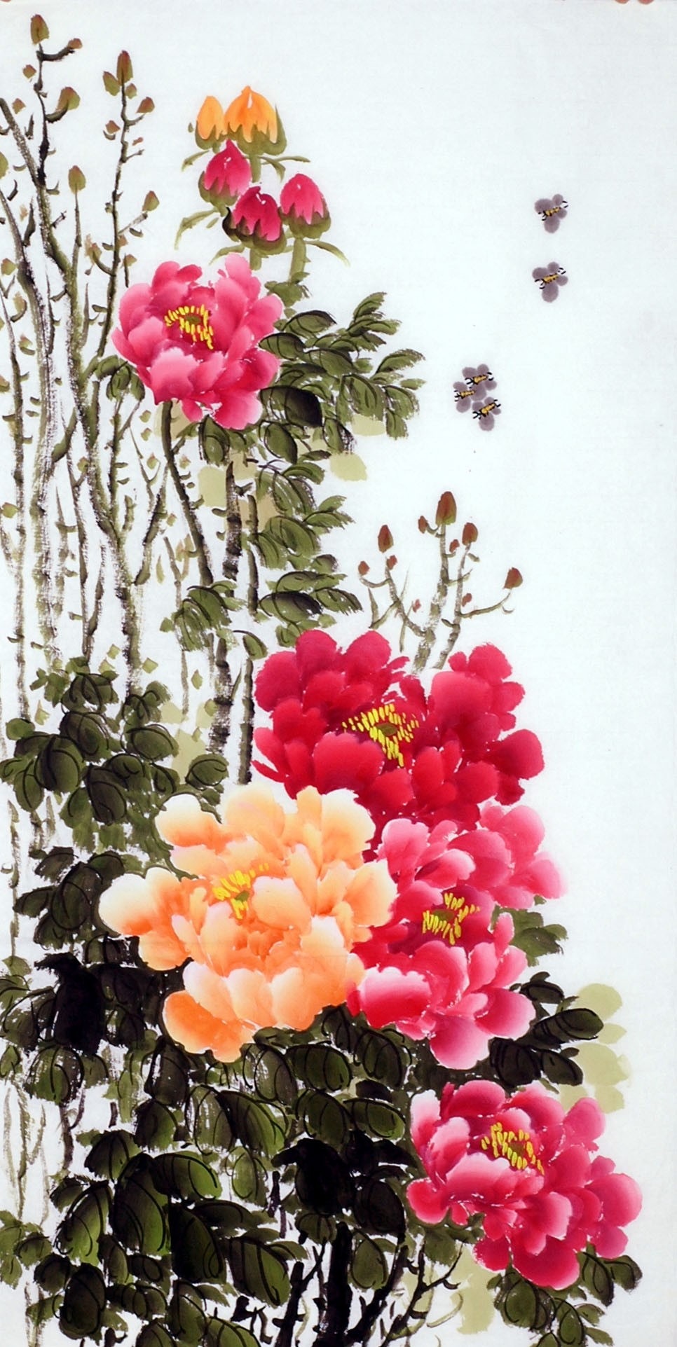 Chinese Peony Painting - CNAG010226