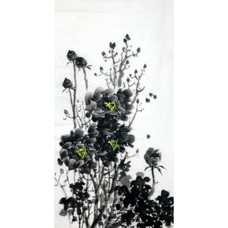Chinese Peony Painting - CNAG010227