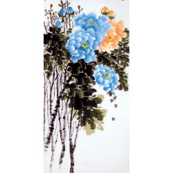 Chinese Peony Painting - CNAG010228