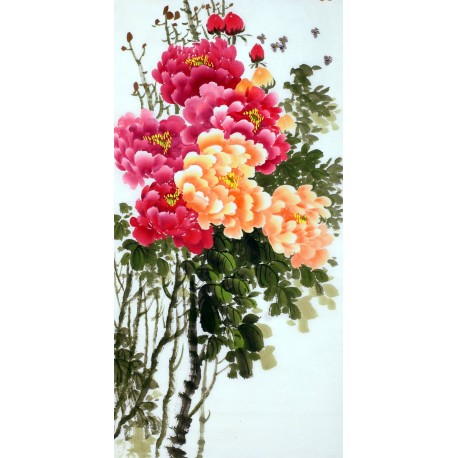 Chinese Peony Painting - CNAG010229
