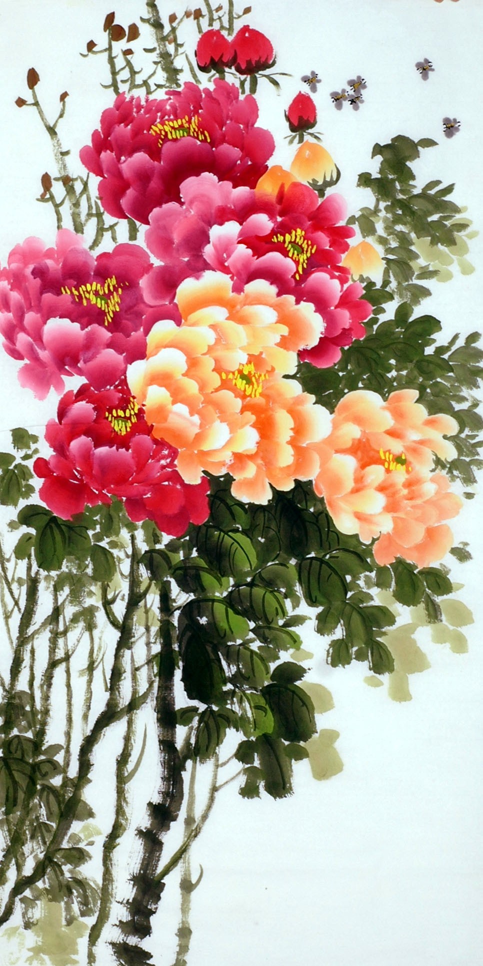 Chinese Peony Painting - CNAG010229