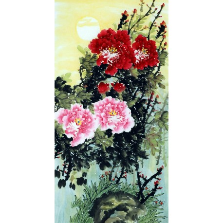 Chinese Peony Painting - CNAG010244