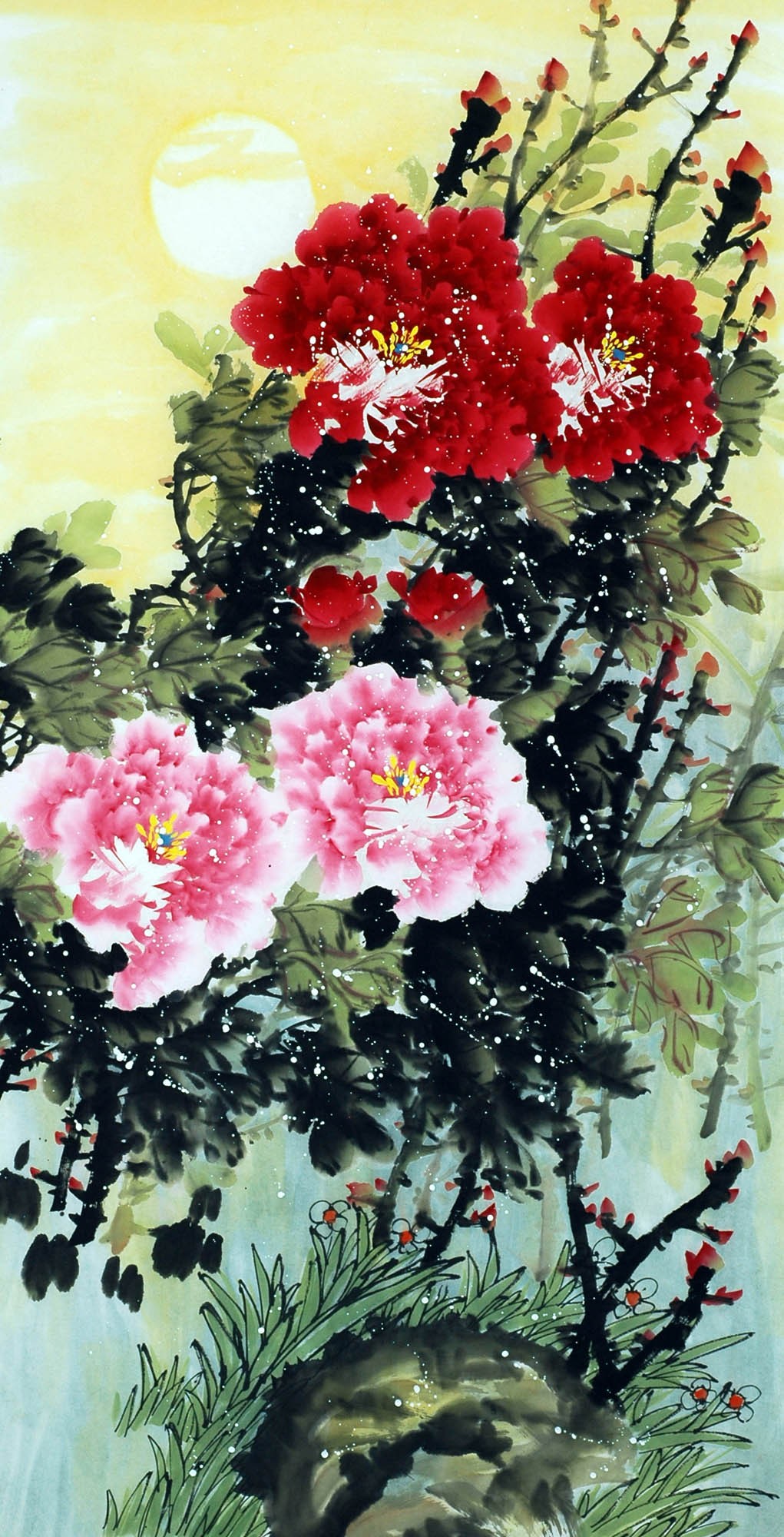 Chinese Peony Painting - CNAG010244