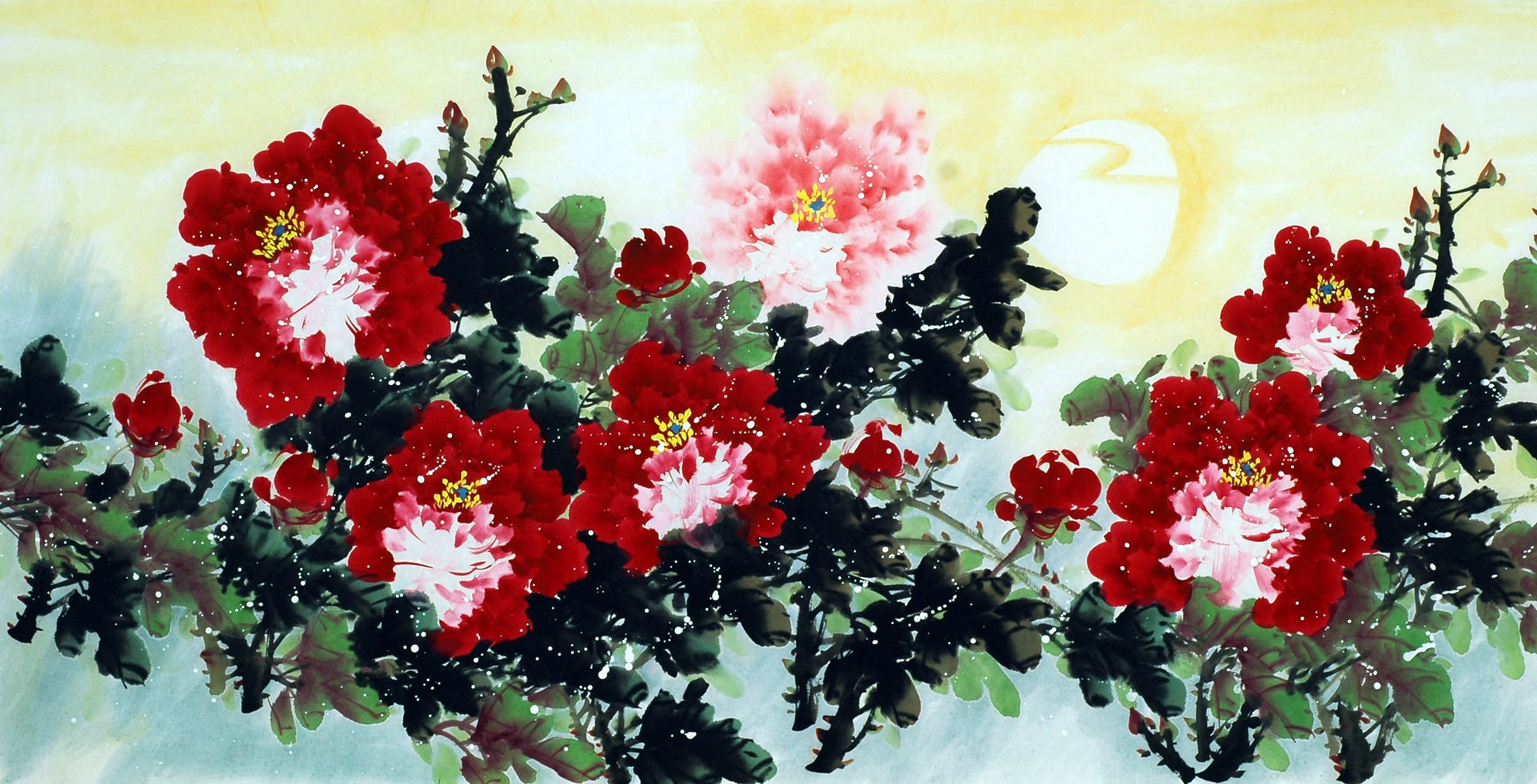 Chinese Peony Painting - CNAG010245