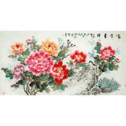 Chinese Peony Painting - CNAG010299