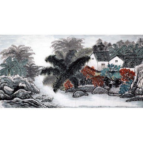 Chinese Landscape Painting - CNAG010310