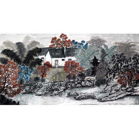 Chinese Landscape Painting - CNAG010312
