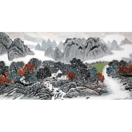 Chinese Landscape Painting - CNAG010313