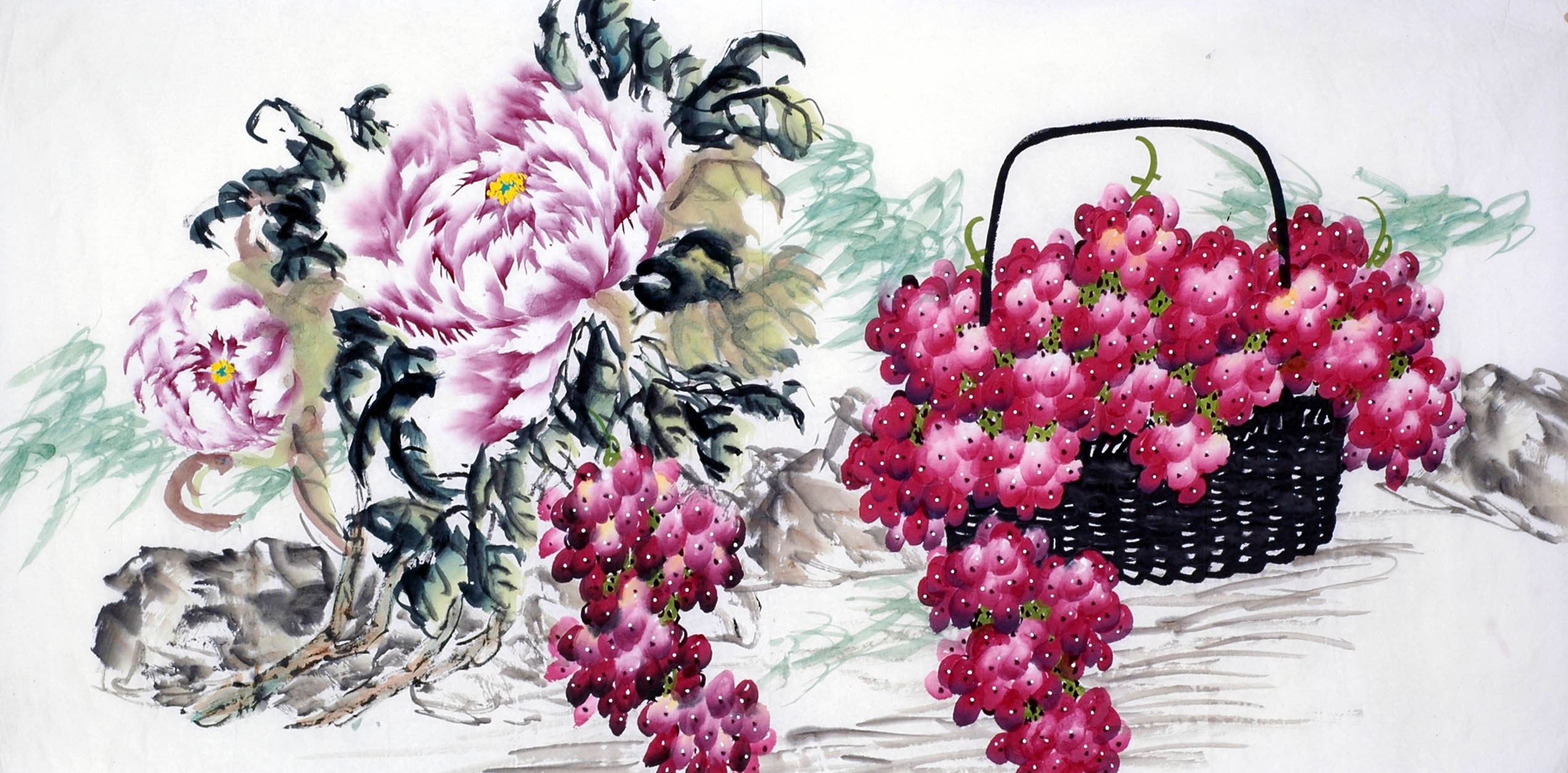 Chinese Flowers&Trees Painting - CNAG010315