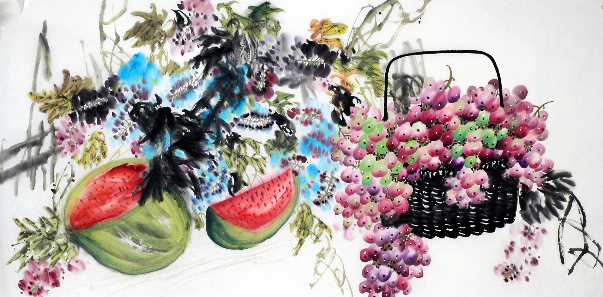 Chinese Flowers&Trees Painting - CNAG010319