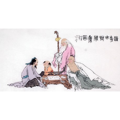 Chinese Figure Painting - CNAG010327