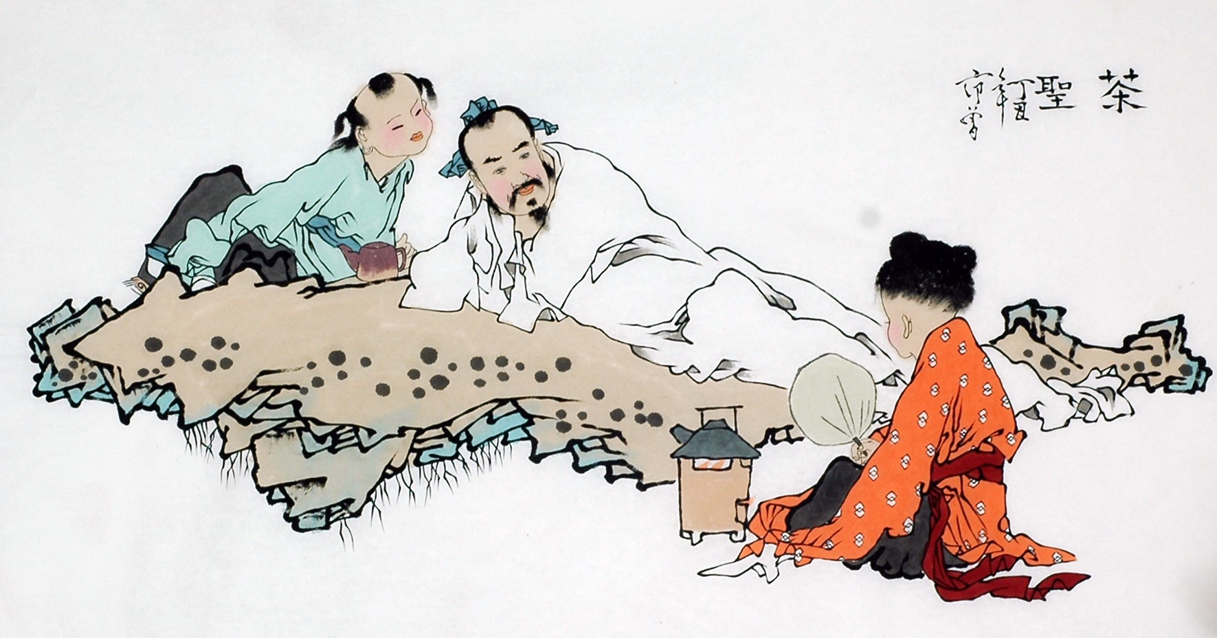 Chinese Figure Painting - CNAG010329